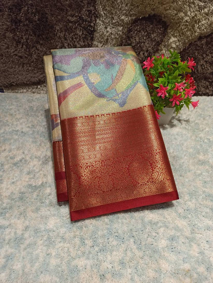 Kanchi Mix Silk Saree.