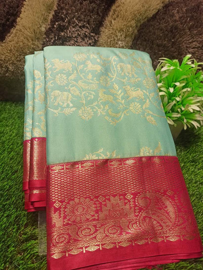 Kanchi Mix Silk Saree.