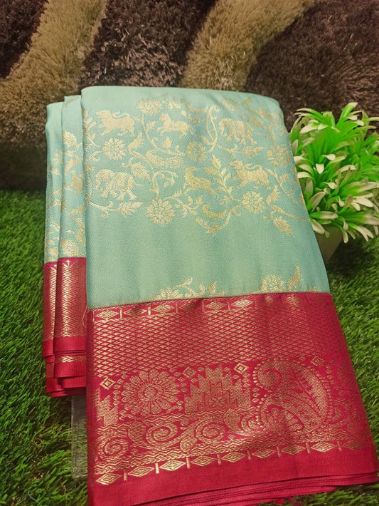 Kanchi Mix Silk Saree.
