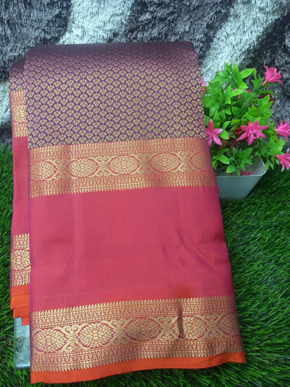 Pure Kanchipuram Silk Saree.