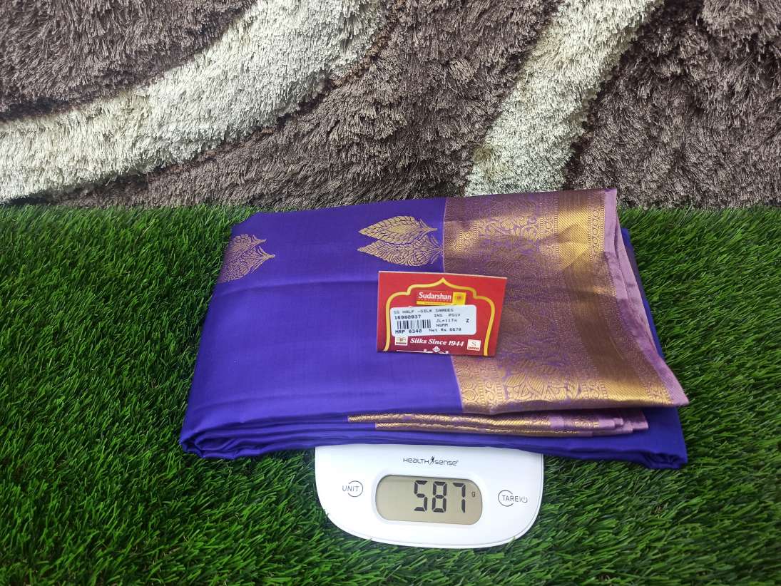 Pure Kanchipuram Silk Saree.