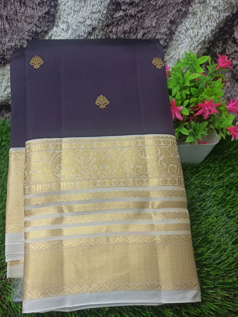 Pure Kanchipuram Silk Saree.