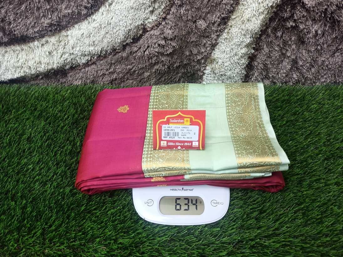 Pure Kanchipuram Silk Saree.