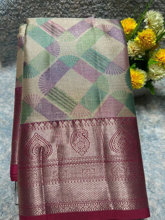 Kanchi Mix Silk Saree
