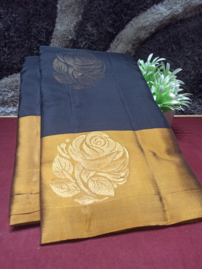 Pure Kanchipuram Silk Saree.