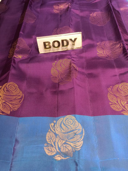 Pure Kanchipuram Silk Saree.