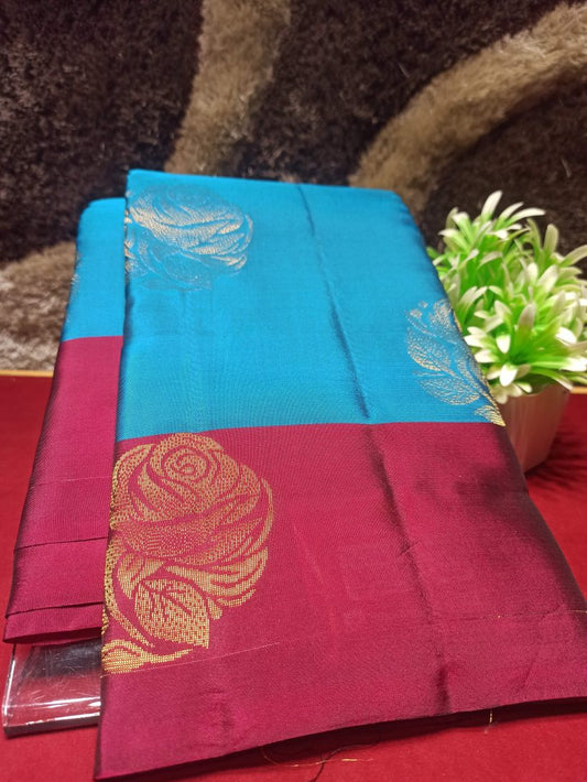 Pure Kanchipuram Silk Saree.