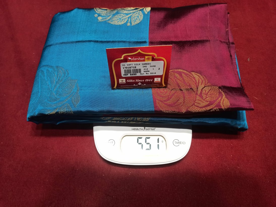 Pure Kanchipuram Silk Saree.