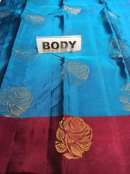 Pure Kanchipuram Silk Saree.