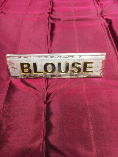 Pure Kanchipuram Silk Saree.