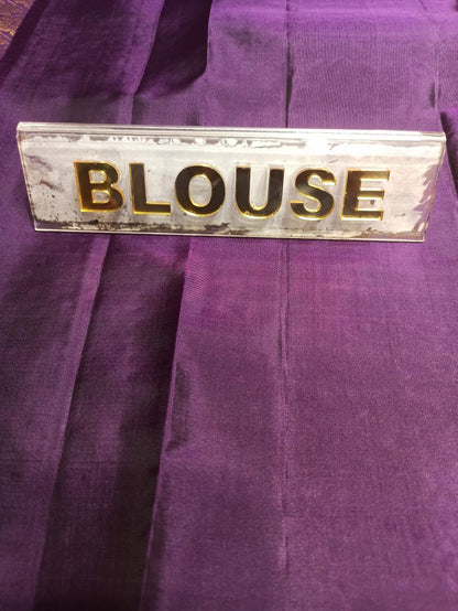 Pure Kanchipuram Silk Saree.