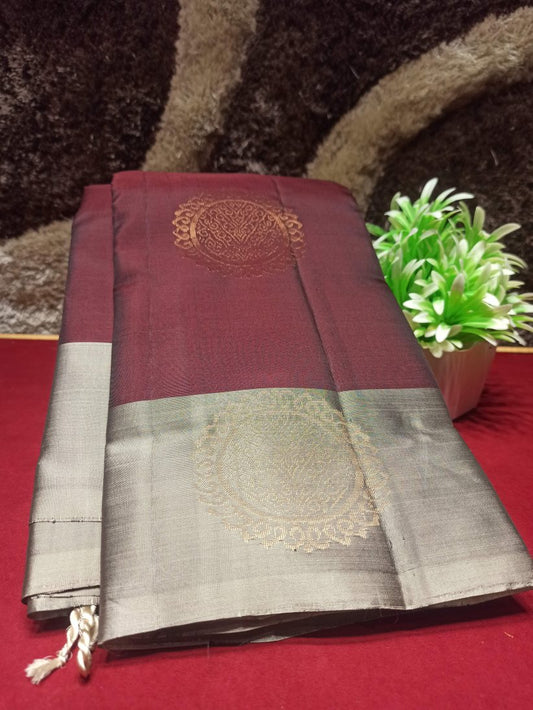 Pure Kanchipuram Silk Saree.