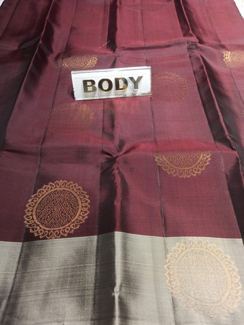 Pure Kanchipuram Silk Saree.