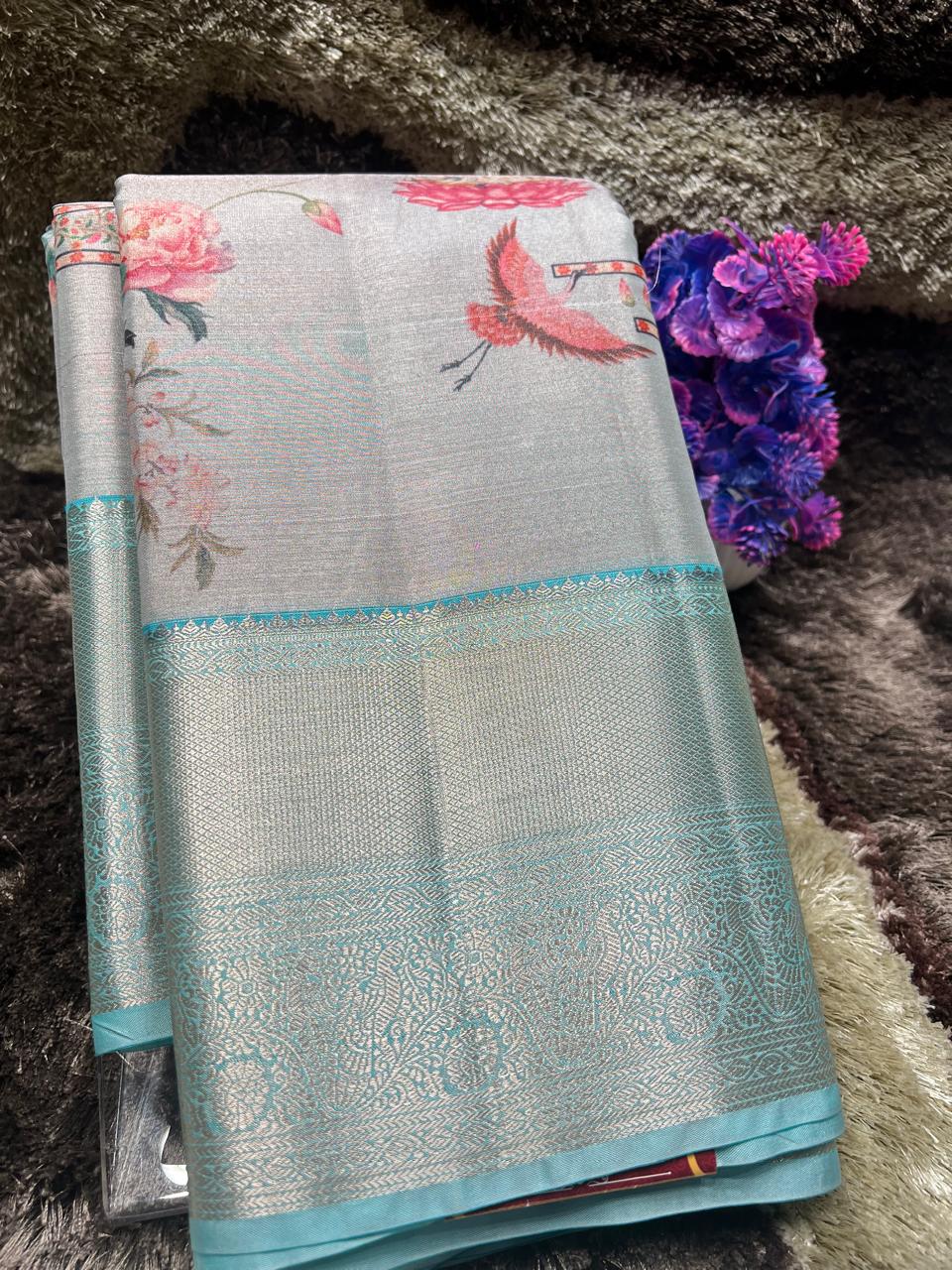 Kanchi Mix Silk Saree