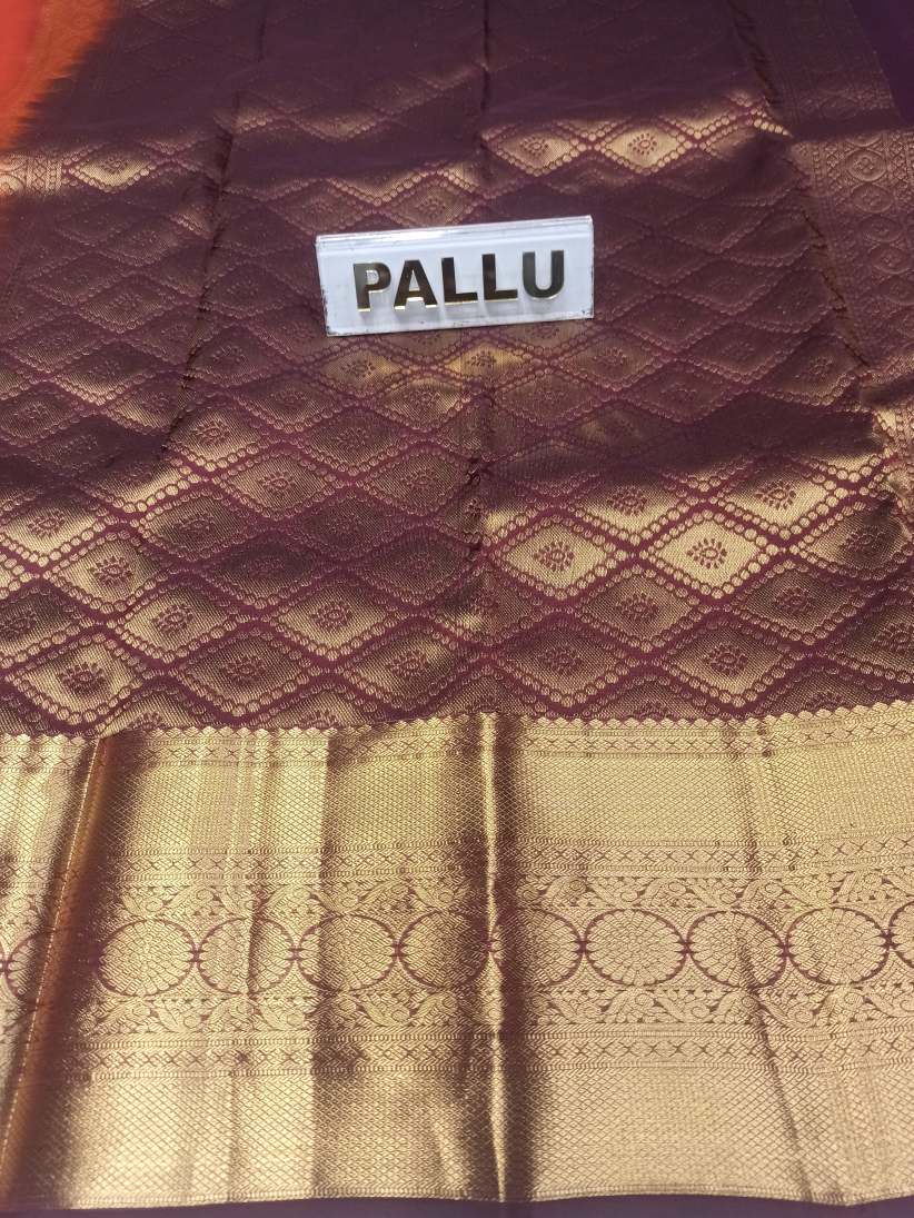 Pure Kanchipuram Silk Saree.