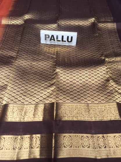 Pure Kanchipuram Silk Saree.