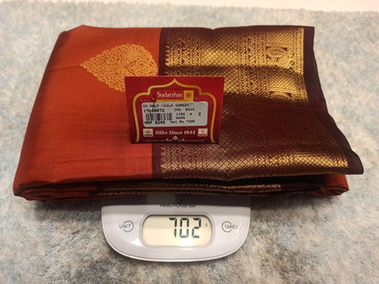 Pure Kanchipuram Silk Saree.