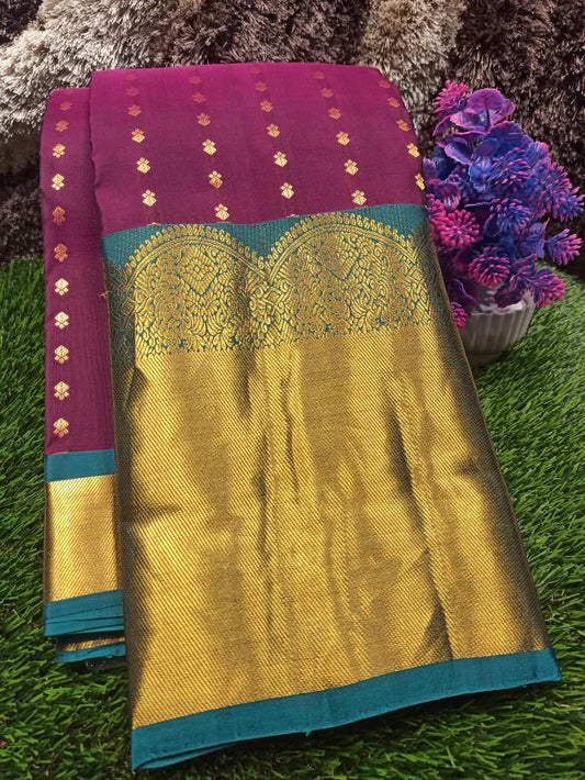 Pure Kanchipuram Silk Saree.