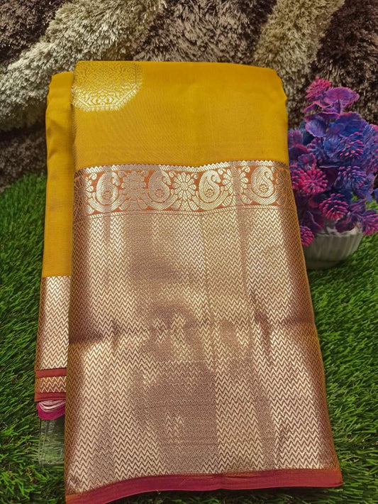 Pure Kanchipuram Silk Saree.