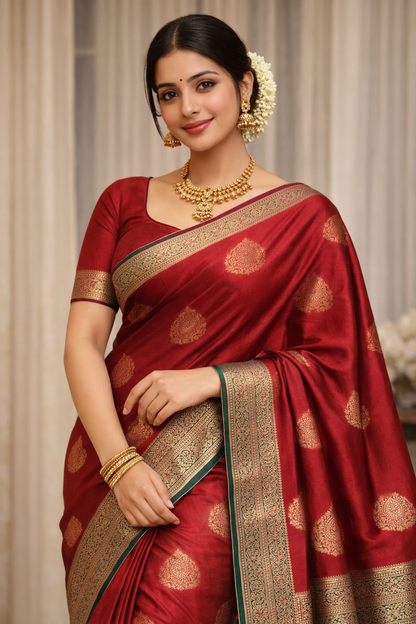 Kanchi Mix Silk Saree