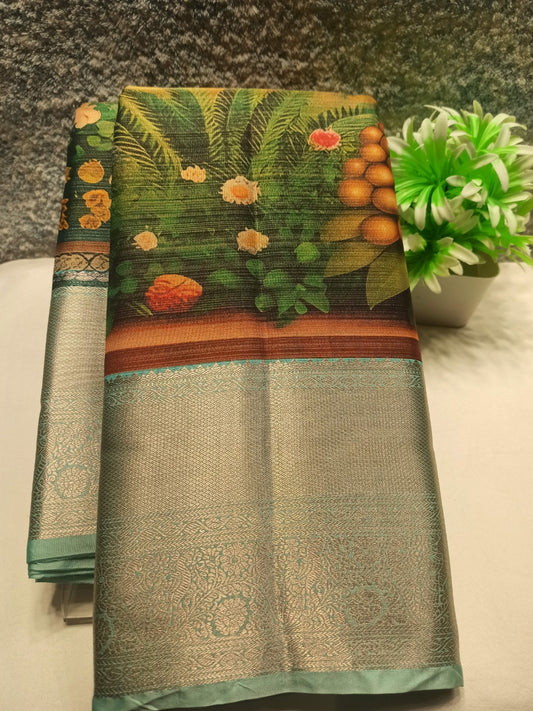Kanchi Mix Silk Saree