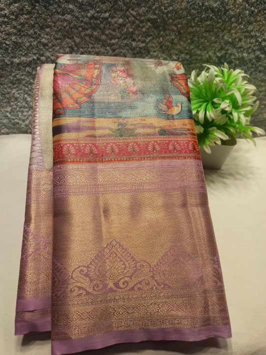 Kanchi Mix Silk Saree