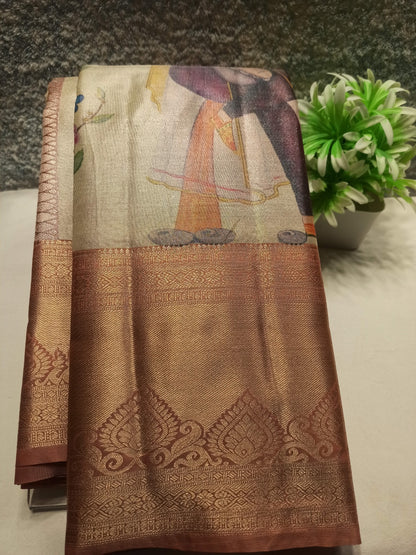 Kanchi Mix Silk Saree
