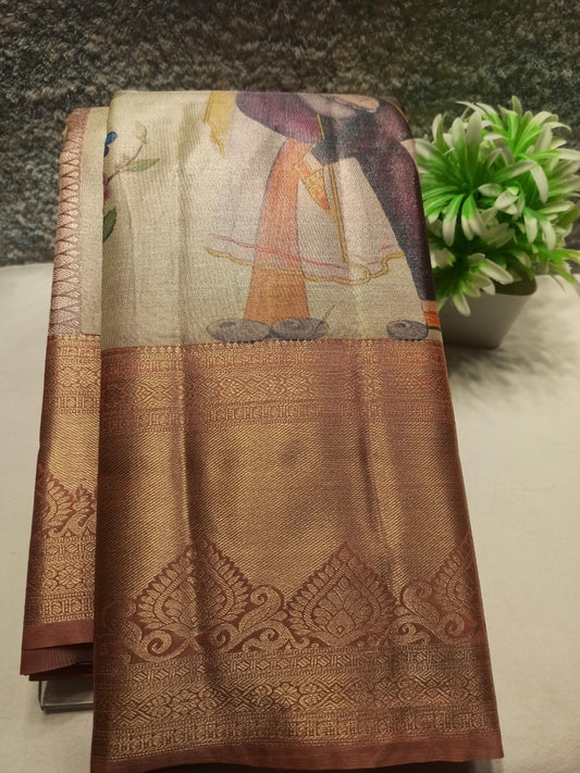 Kanchi Mix Silk Saree