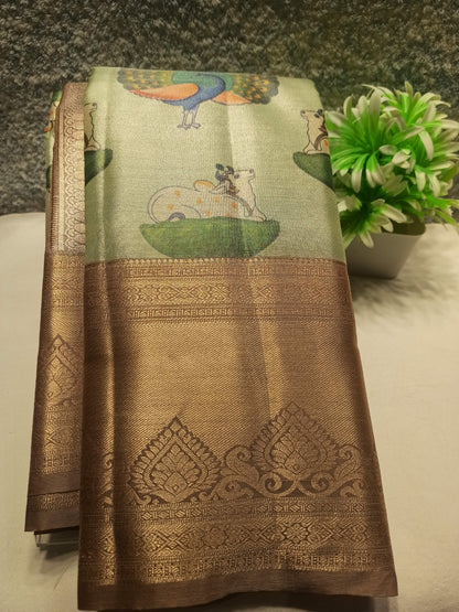 Kanchi Mix Silk Saree