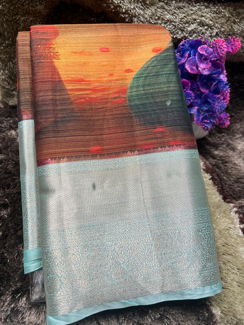 Kanchi Mix Silk Saree