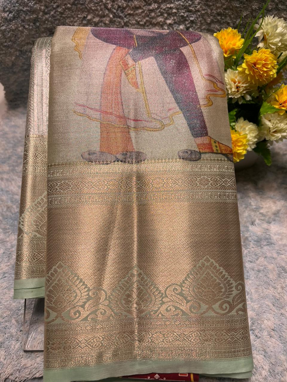 Kanchi Mix Silk Saree