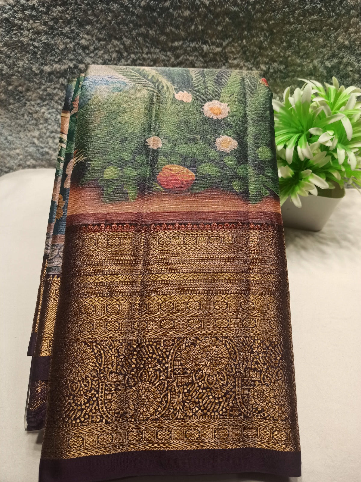 Kanchi Mix Silk Saree