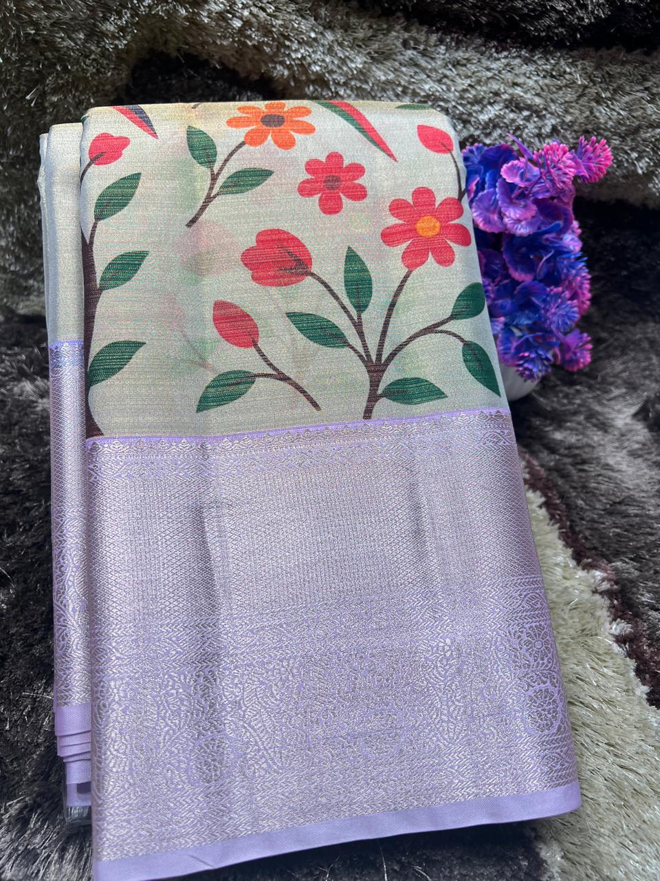 Kanchi Mix Silk Saree