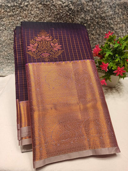 Kanchi Mix Silk Saree.