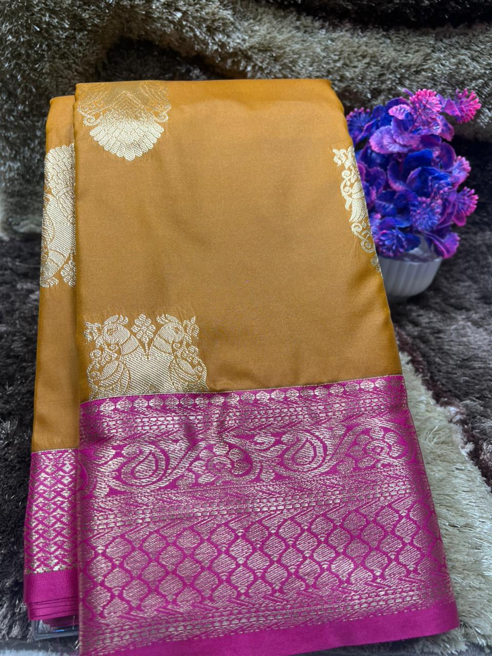 Kanchi Mix Silk Saree