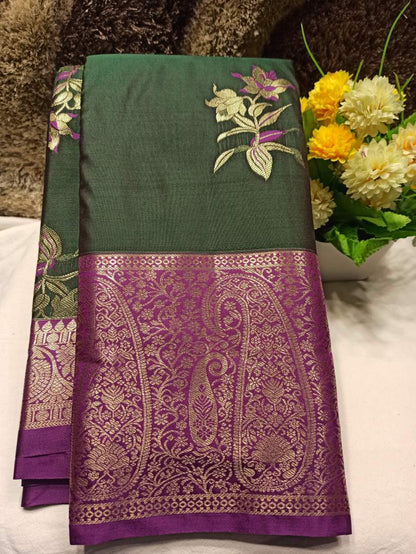 Kanchi Mix Silk Saree