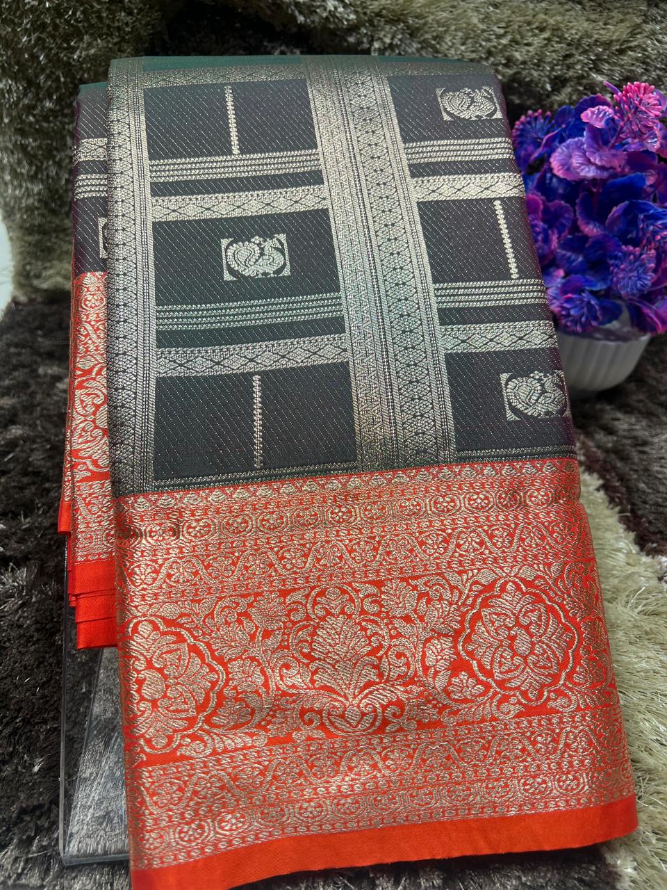 Kanchi Mix Silk Saree