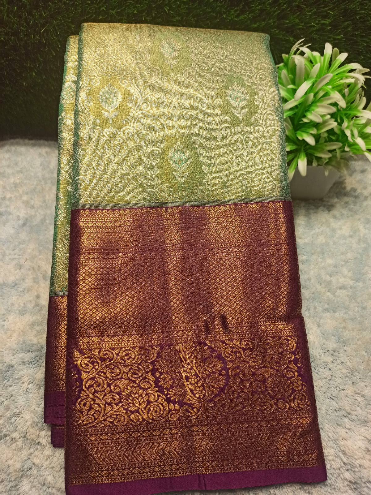 Kanchi Mix Silk Saree