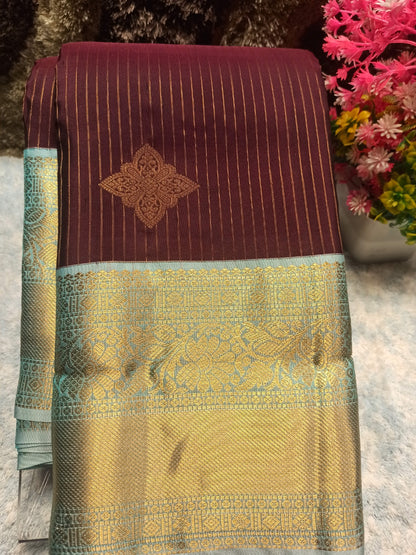 Pure Kanchipuram Silk Saree.