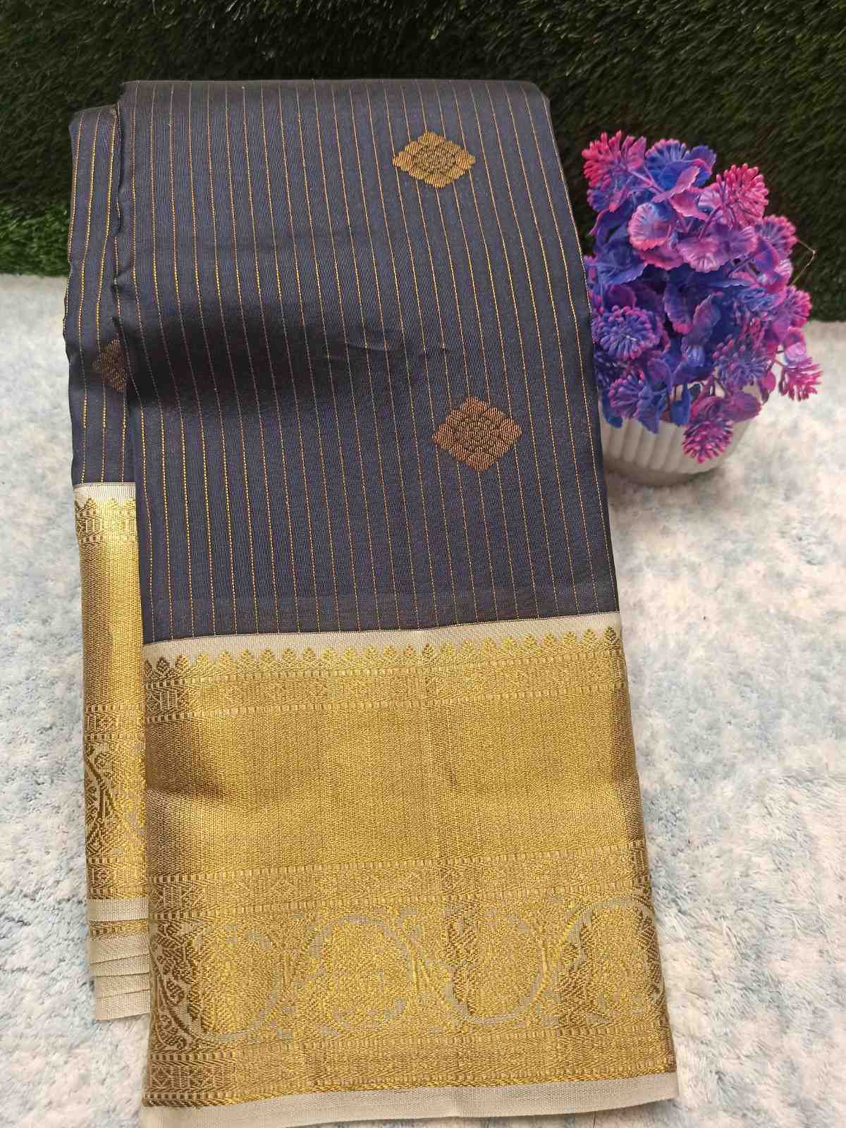 Pure Kanchipuram Silk Saree.