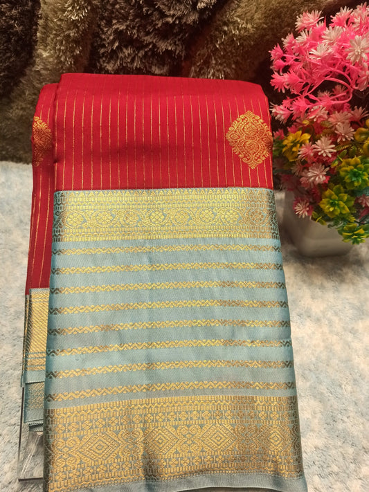 Pure Kanchipuram Silk Saree.