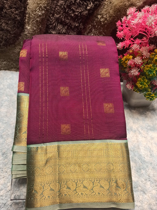 Pure Kanchipuram Silk Saree.