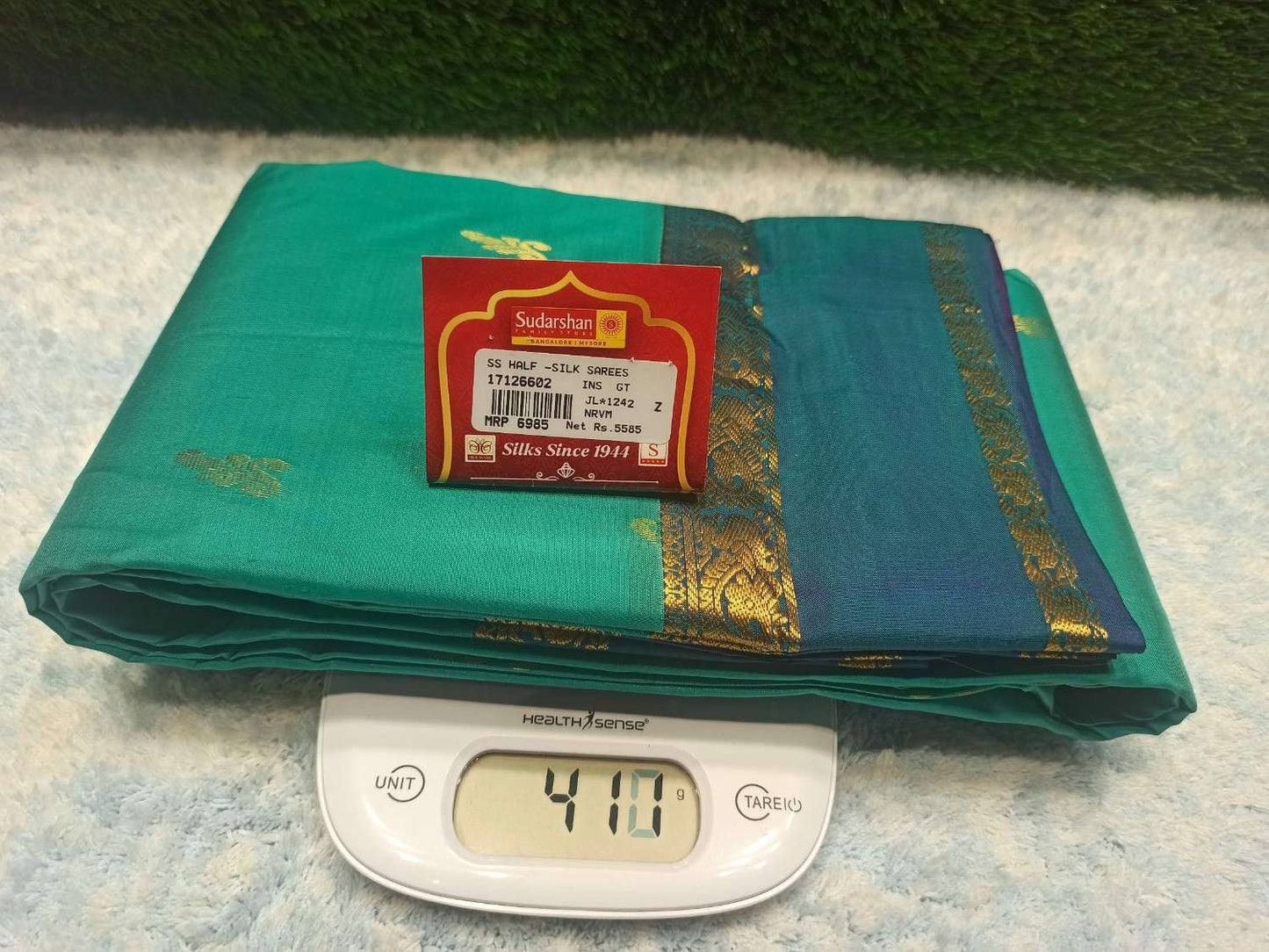 Pure Kanchipuram Silk Saree.