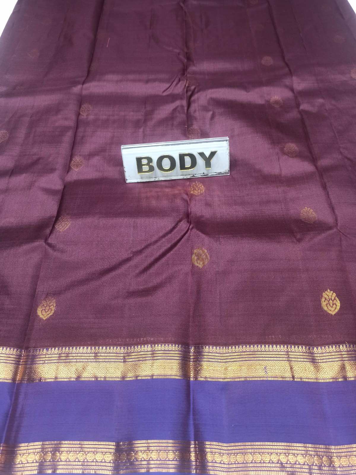 Pure Kanchipuram Silk Saree.