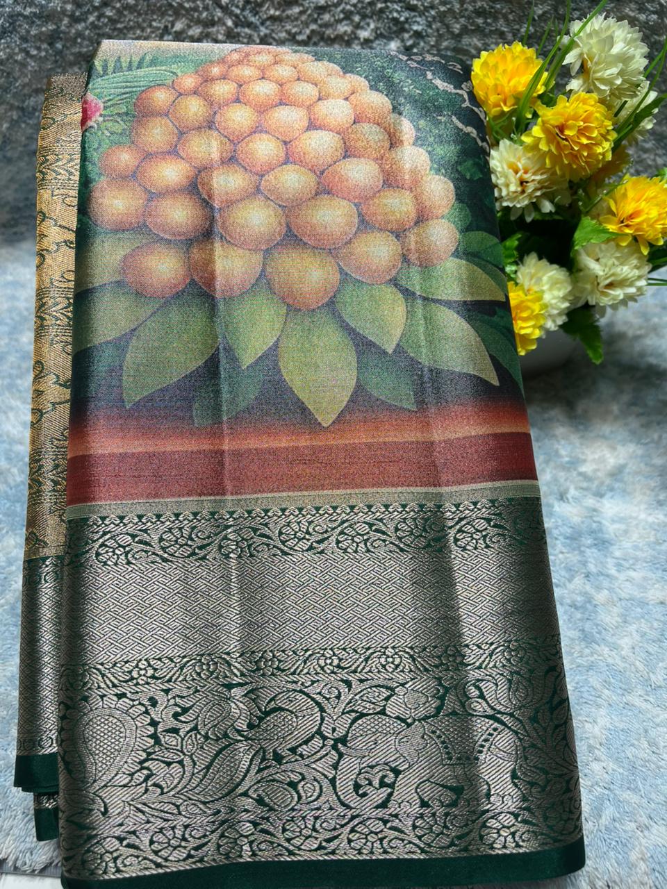 Kanchi Mix Silk Saree