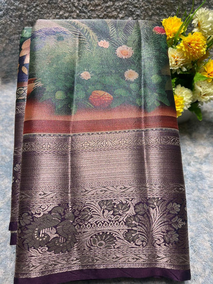 Kanchi Mix Silk Saree