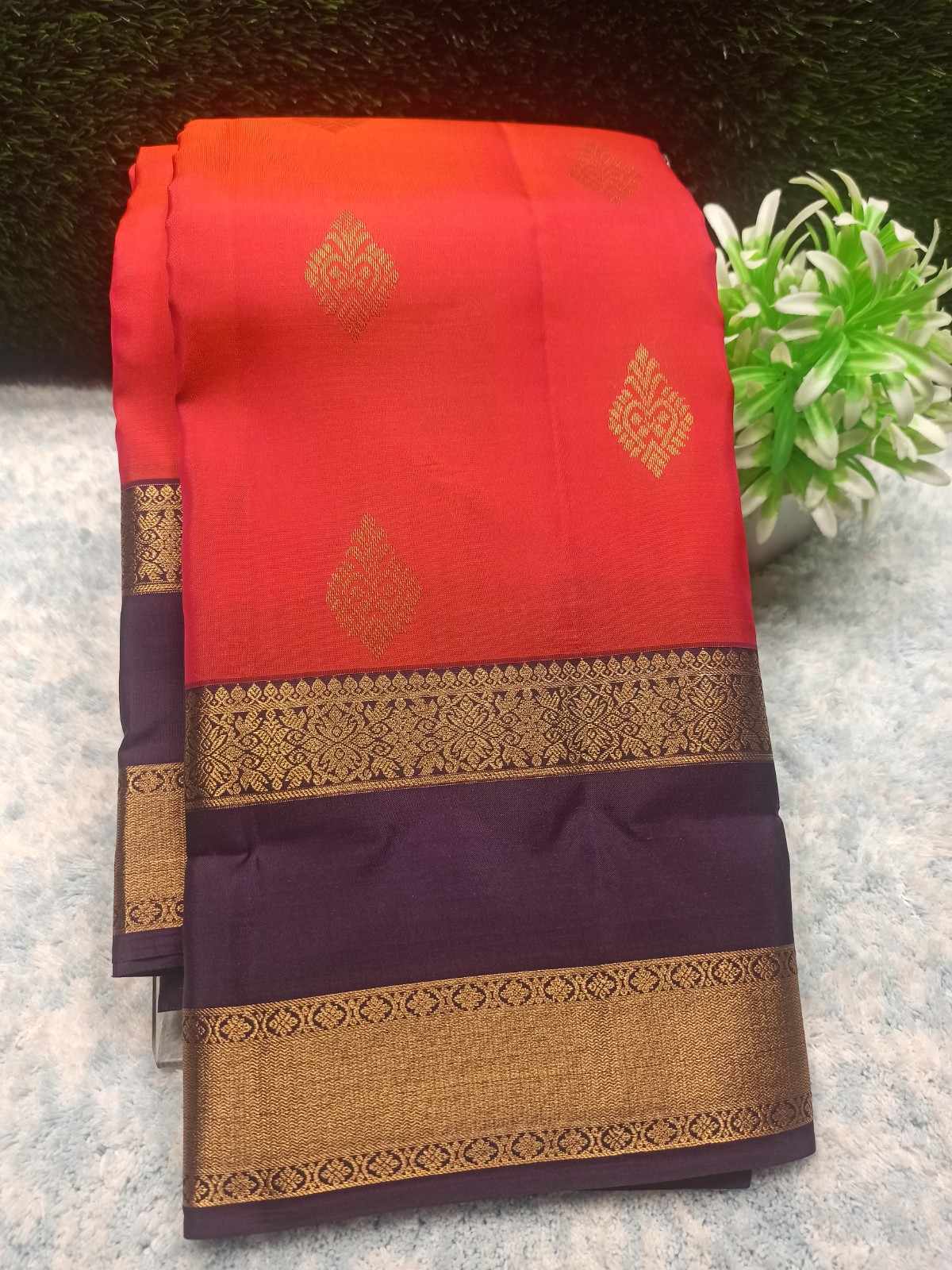Pure Kanchipuram Silk Saree.