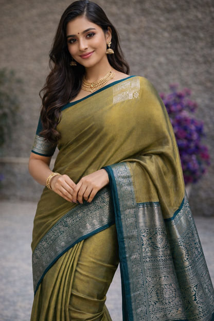 Kanchi Mix Silk Saree
