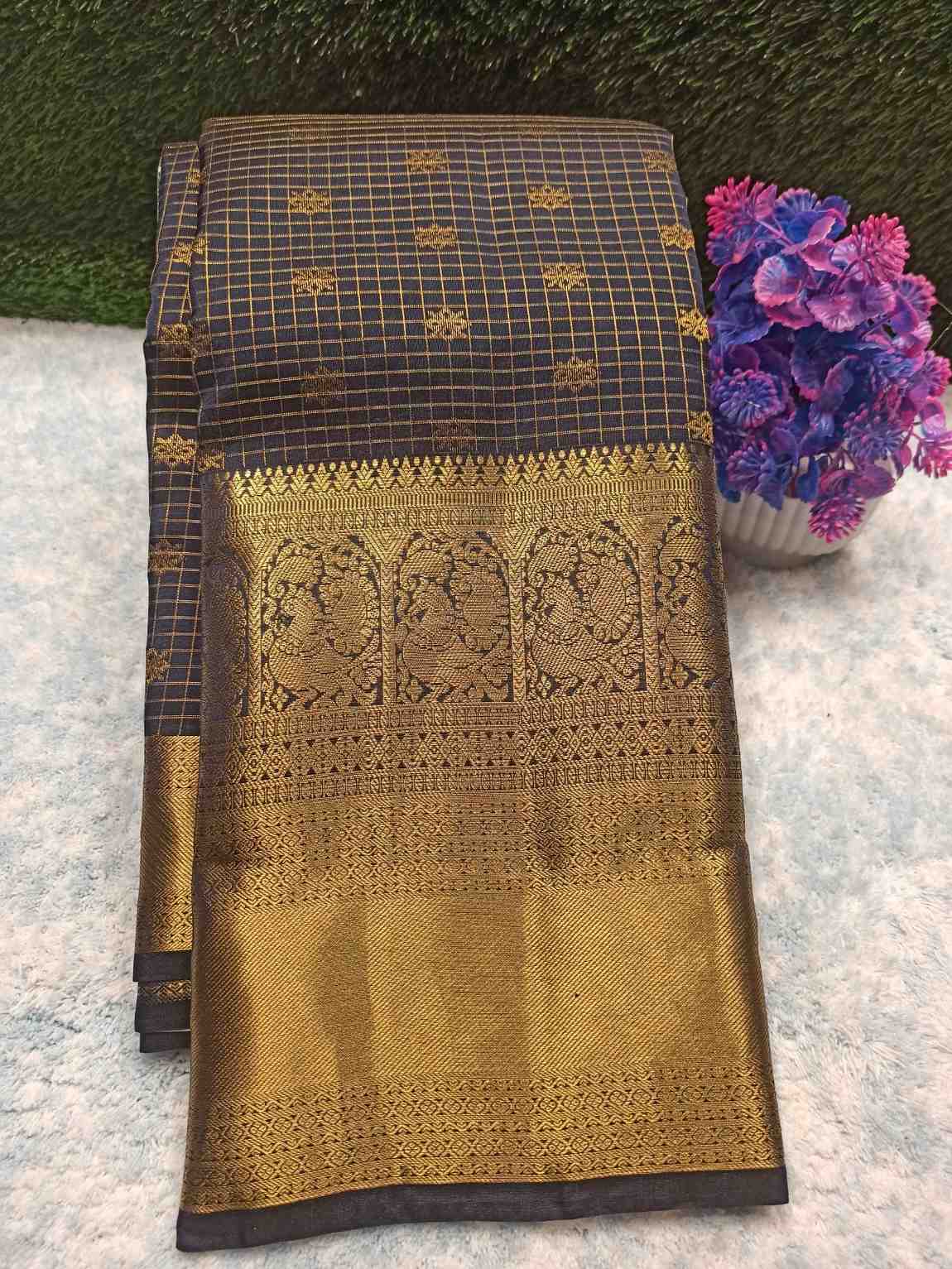 Kanchi Mix Silk Saree