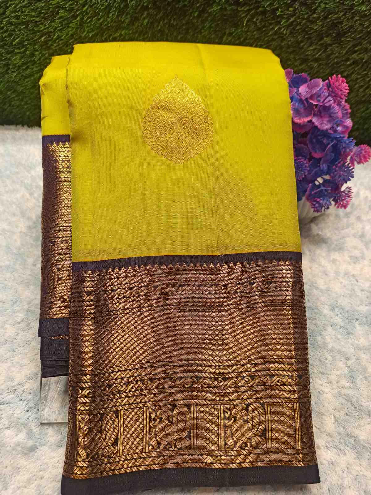 Pure Kanchipuram Silk Saree.